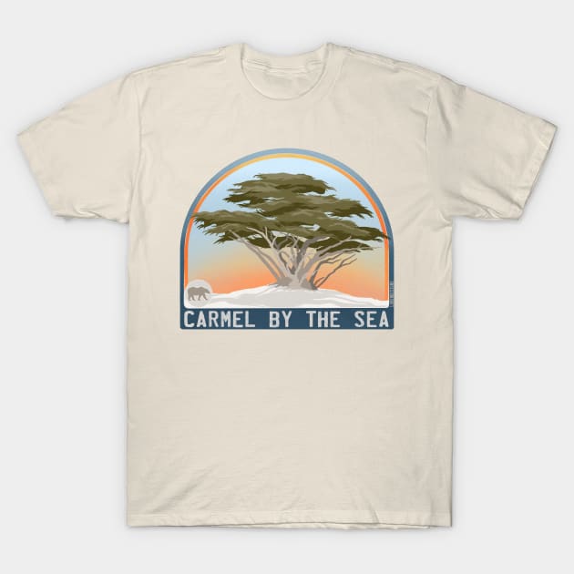 Carmel By The Sea T-Shirt by Lukeh Designs